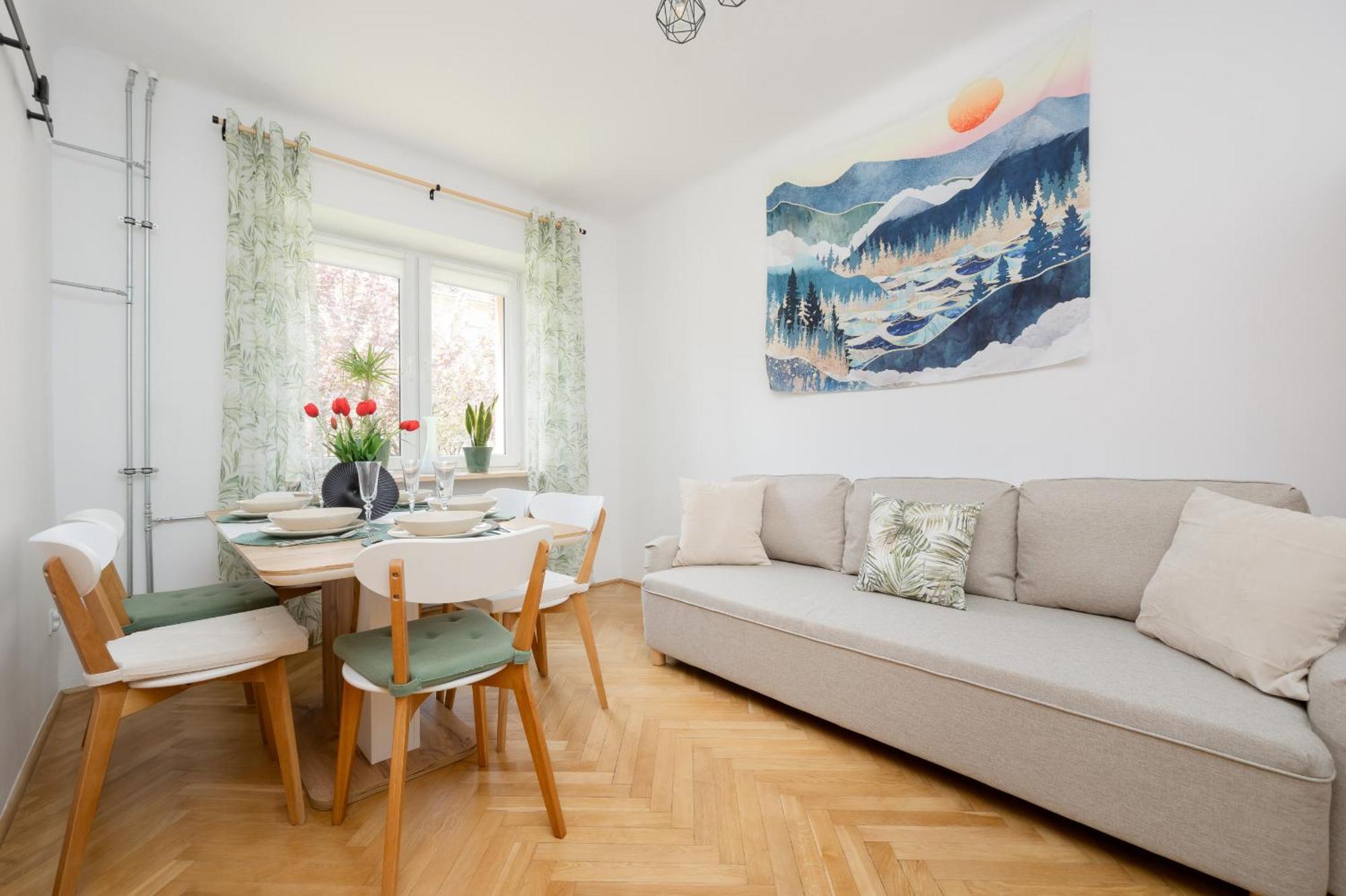 Spacious Apartment For 6 People Near The Old Town By Noclegi Renters Warschau Buitenkant foto
